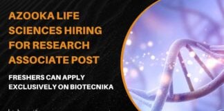 Molecular Biology Job Opening Latest