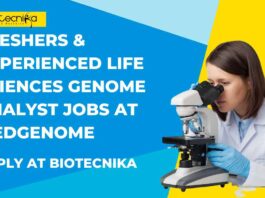 Freshers PhD Life Sciences Jobs at Medgenome