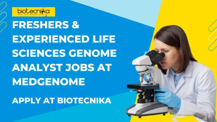 Freshers PhD Life Sciences Jobs at Medgenome