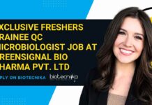 Freshers Trainee Microbiology Jobs