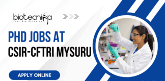 PhD Jobs at CSIR-CFTRI Mysuru – Research Associate Position Open