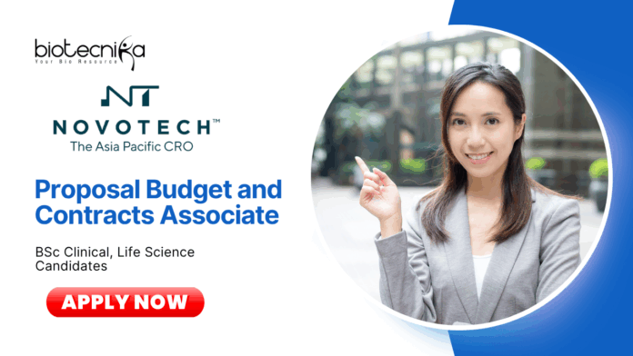Contracts Associate Jobs at Novotech | BSc Life Science Candidates Apply Now  
