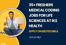 Freshers Medical Coding Job Openings at IKS Health