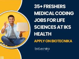 Freshers Medical Coding Job Openings at IKS Health