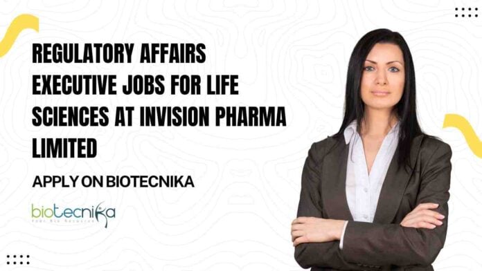 Regulatory Affairs Executive Jobs