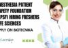 Freshers Life Science Roles at Anesthesia Patient Safety Foundation (APSF)