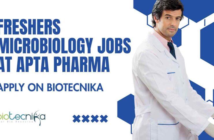 Freshers Microbiology Jobs at Apta Pharma