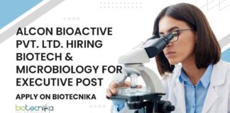 BSc Biotechnology Job Vacancies