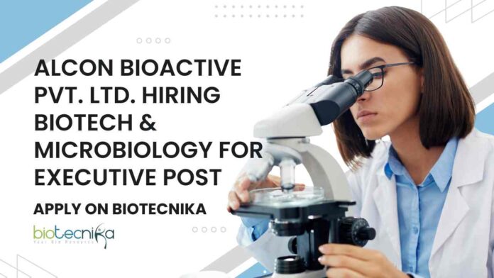 BSc Biotechnology Job Vacancies