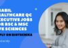 Life Sciences QC Job Vacancies at Ababil Healthcare
