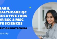 Life Sciences QC Job Vacancies at Ababil Healthcare