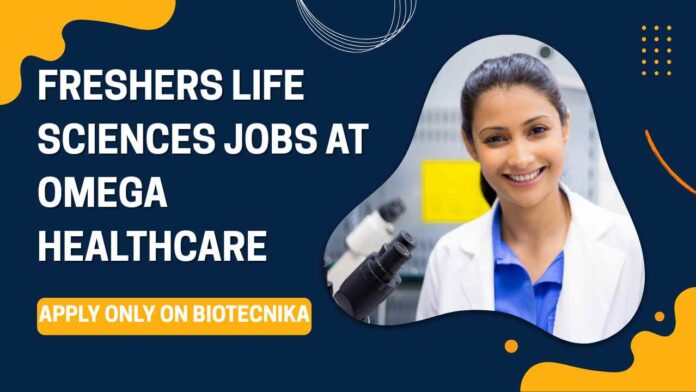 Fresher Life Science Job Roles