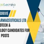 Biotech & Microbiology Jobs at Intas