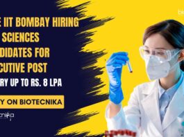 MSc Life Science Jobs in IIT Bombay