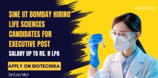 MSc Life Science Jobs in IIT Bombay