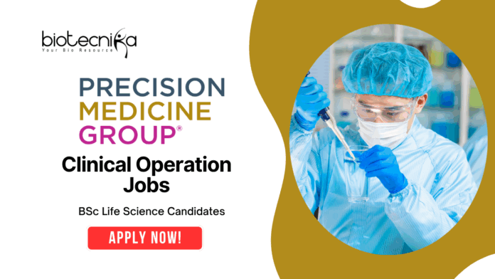 Clinical Operation Jobs at Precision Medicine Group Apply Now for Central Monitor Role