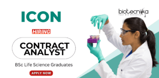 Contract Analyst Job at ICON BSc Life Science Graduates Apply Online