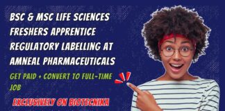 MSc Life Sciences Freshers Jobs at Amneal Pharmaceuticals