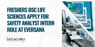 Freshers Life Sciences Internship at Eversana
