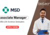 Diagnostics Jobs for BSc Life Science Graduates - Apply Now For Associate Manager Role at MSD