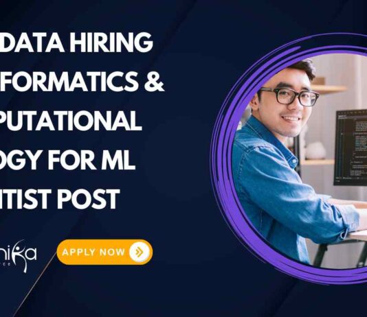 BSc & MSc Bioinformatics Job Openings