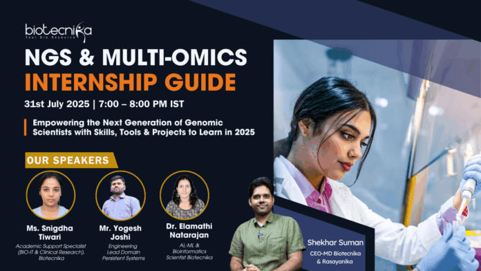 Empowering the Next Generation of Genomic Scientists NGS & Multi-Omics Internship Guide – Skills, Tools & Projects to Learn in 2025 (1)