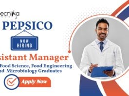 Food Science Jobs at PepsiCo | BSc Graduates Apply Now For The Assistant Manager Role