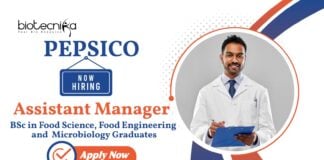 Food Science Jobs at PepsiCo | BSc Graduates Apply Now For The Assistant Manager Role