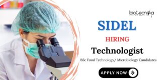 Food Technology Jobs at Sidel | Apply Now for the Technologist Position