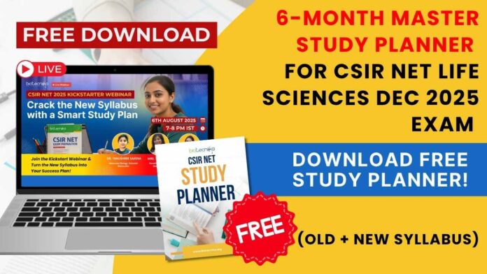 FREE Study Planner for CSIR NET