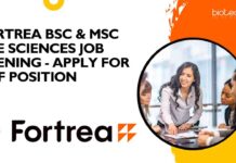 BSc & MSc Life Sciences Job Openings at Fortrea