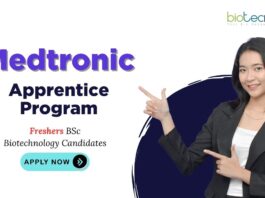 Freshers Jobs at Medtronic | BSc Biotech Graduates Apply Now for the Apprentice Program