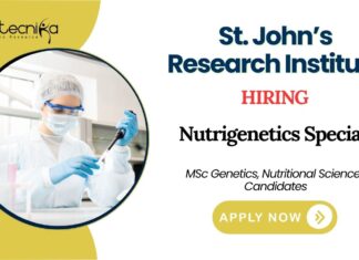 Freshers Jobs at St. John’s Research Institute Apply Now for Nutrigenetics Specialist Role