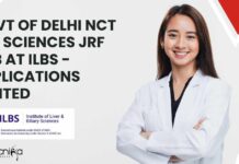 MSc Life Sciences JRF Job Openings at ILBS
