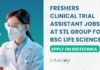 Freshers BSc Life Science Jobs at STL Group