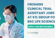 Freshers BSc Life Science Jobs at STL Group