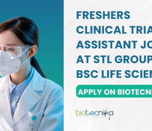 Freshers BSc Life Science Jobs at STL Group