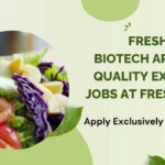 BSc Biotechnology Freshers Jobs