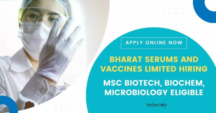 Microbiology MSc Job Openings at BSV