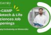 MSc Biotechnology Job Vacancies at C-CAMP