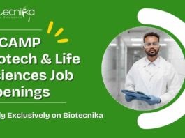 MSc Biotechnology Job Vacancies at C-CAMP
