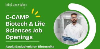 MSc Biotechnology Job Vacancies at C-CAMP