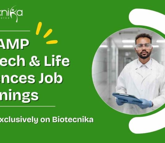 MSc Biotechnology Job Vacancies at C-CAMP