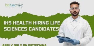 MSc & BSc Life Sciences Vacancies