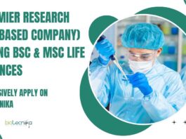 BSc & MSc Life Science Job Openings at Premier Research