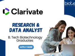 Hybrid Life Science Jobs at Clarivate - Apply Now for the Research & Data Analyst Role