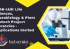 Plant Biotechnology Job Openings at ICAR-IARI