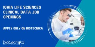 Life Sciences Clinical Data Job Vacancies