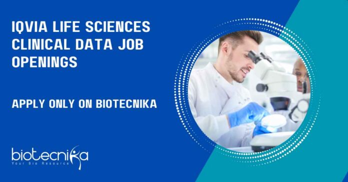 Life Sciences Clinical Data Job Vacancies