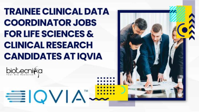 Trainee Clinical Data Job Openings at IQVIA